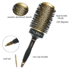 hair salon thermal nano technology ionic longer ceramic round hair brush set 125mm barrel
