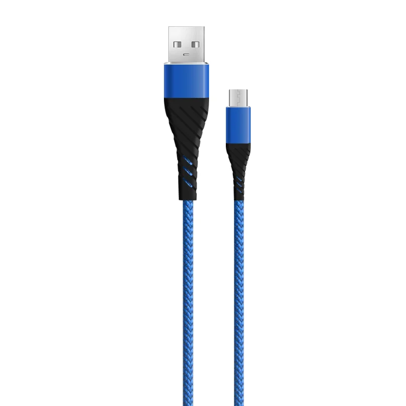 2019 New Style Braided USB Cable 2A Data Cable Phone USB Charging Cable for iPhone, Type C and Samsung - ANKUX.COM