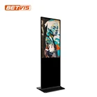 43'' Floor Standing LCD Touch Screen Totem Vertical Interactive Digital Signage Kiosk Slim Advertising Equipment Display