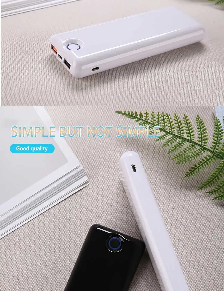 New Product 15000mAh Type C PD QC3.0 Power Bank Micro USB Dual Inputs Factory OEM Power Bank 18650 Battery Portable Charger - ANKUX.COM