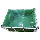 DLPO Flexible ABS/PE Coated Cold Rolled Lean tube pipes for Farming Fish Pond Tank