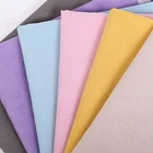350GSM Polyester Spandex Microfiber Brushed Knitted Suede Fabric For Garment