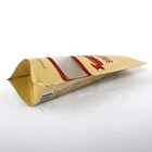 Snack Packaging Cookies Biscuit Kraft Ziplock Paper Pack Food Bag