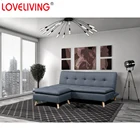 Sofa Set Wooden Home Furniture Sofa Set With Sleeping Sofa Bed Function And Ottoman With Wooden Legs And Wooden Frame
