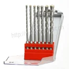 7pcs 160mm SDS sand blasted rotary electric hammer drill bit set for wood stone wall masonry