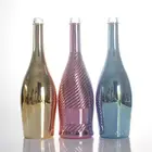 Premium Vodka Vodka Premium Vodka Whiskey Whisky Electroplating Glass Bottle Spirit Bottle