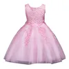 Fashion Lace Flower Girl Dresses Ball Gowns Child Pageant Dresses Beautiful Little Kids FlowerGirl Dress Formal Wear Plus Size