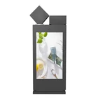 ODM OEM smart multi-functional outdoor digital signage information kiosk with 55 inch LCD display