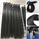 Weave 30 34 36 38 Malaysian Indian Straight Cuticle Hair Weave Bundles 100% 10A Virgin Long 40 Inch Peruvian Human Hair
