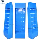 Floor Display Rack One-Stop Service Cardboard Paper Lipstick With Hook Retail Corrugated Carton Hanging Stand Hooks