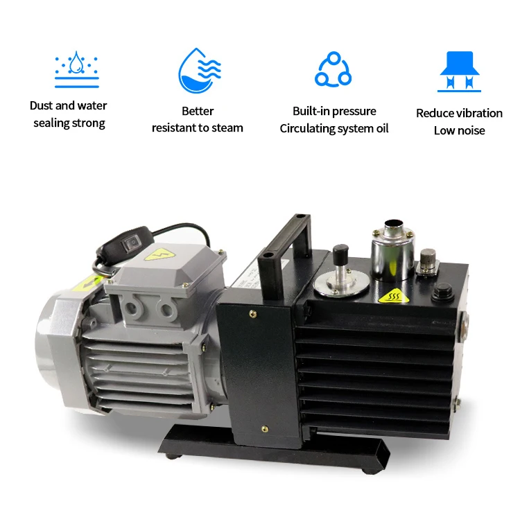 Fast Pumping Speed Double Stage Rotary Vane Vacuum Pump