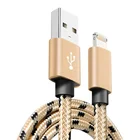 2019 new product ideas usb cable data nylon 2 in 1 usb charging cable for Smartphone