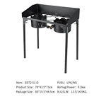 Burner Gas Cooktop 2 Oem/odm Gas Outdoor Gas Cooktop 2 Burner Outdoor Camp Propane Gas Cooktop