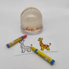 crystal customized 8.5*9cm empty watering snow globe diy