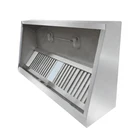 Stainless Steel Commercial Carbon Fiber Hood Vent /Industrial Kitchen Hood /Portable Cooker Hood