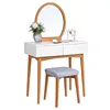 Custom-Made Girls Toy Make Up Mirror Dressing Table With Chair