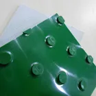 PVC 6.0mm green conveyor belt for tobacco machinery industry