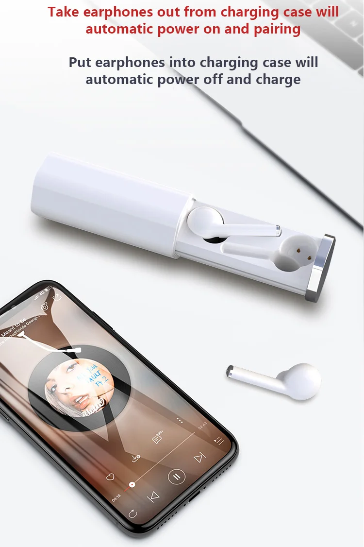 Amazon Hot Selling Tws Earbuds for airport Manufacturing Mono Headset Tw50 40 Bluetooth Headphone Wireless Earphone With Mic - ANKUX.COM