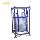 Steel metal high quality welded pallet mold storage portable selective zinc-coated vertical stacking rack for big bag