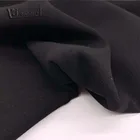 Abaya formal black crystal satin fabric