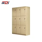 Swimming pool bathroom cabinets Modern small wooden digital lockers wardrobe cabinets