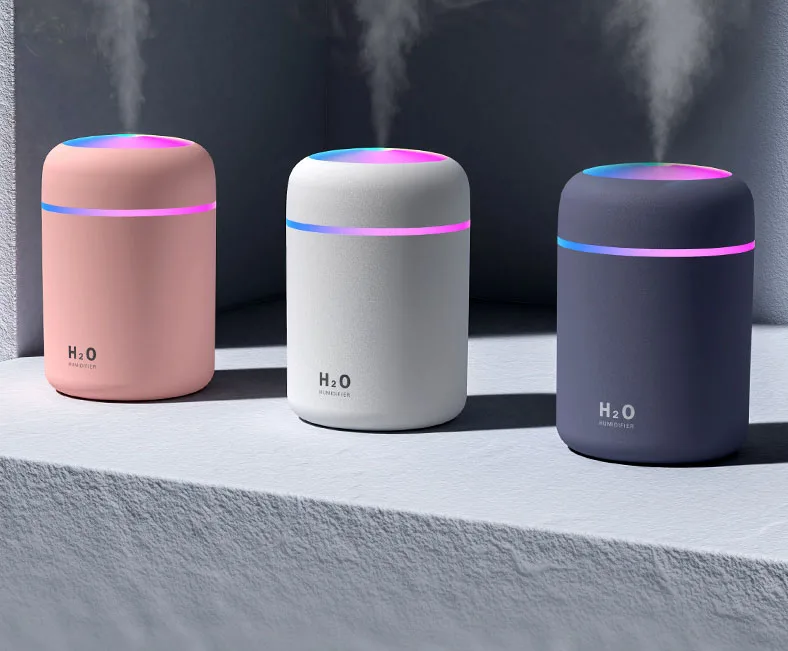 Mini humidificateur diffuseur d'huiles essentielles 7 couleurs