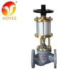 High pressure Cylinder piston type rapid Shut-off valve with hand wheel