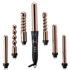 Set 5 sizes Curling Wand Rollers 5p Ceramic Hair Curler