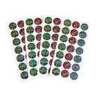 Hot Selling Custom Full Colour Glitter Sticker Mobile Phone Decoration Sticker