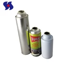 Metal tin can diameter 65mm straight wall with lacquer for water-base solvents