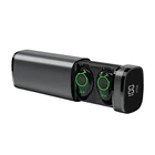 v5.0 Bluetooths TWS Earphones 2018 Trending IPX7 Waterproof Stereo Earbuds Metal TWS Charging Case Headset TWS X23