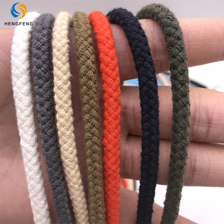 High Quality Rope Shoe Laces Thick Cotton Round Shoelaces For Men Women