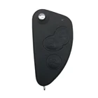 3 Buttons Flip Folding Remote Control Car Key Case Shell Cover Blank Fob For Alfa Romeo 147 156 166 GT