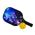 Hot sale top quality carbon or glass fiber pickleball paddles from China OEM factory