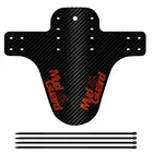 quick release plastic down hill mtb mountain bike bicycle mini Carbon fiber fender mudguard