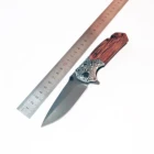 Cutter Multi Function Hot Sale Personalized Painted Patterns Knife Folding Wood Pocket Rope Cutter
