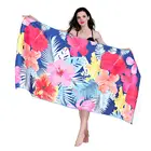 Manufacturer's Customized Double-Face Beach Towel Outdoor Quick Drying Swimming Towel