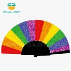Paper Fan Fan Paper Hand Fan Customized Plastic Paper Fan Logo Printed Portable Hand Fan
