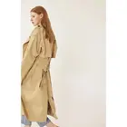 Coat High End Long Sleeve Maxi Trench Coat Woman