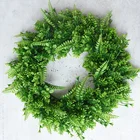 Wholesale Hanging Decorative Wreath Orchid Artificial Flowers