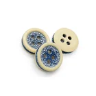 wholesale Custom 11.5mm 4holes resin button fashion button for women's shirt