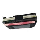 Wallet Ultra Slim Anti-Theft Aluminum Alloy Carbon Fiber Rfid Wallet For Women