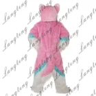 N1 Adult Sexy Furry Pink Fox Dog Costuming Mascot