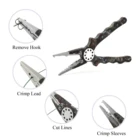 Portable Aluminum Fishing Pliers Scissors for Saltwater Fishing FPA01S