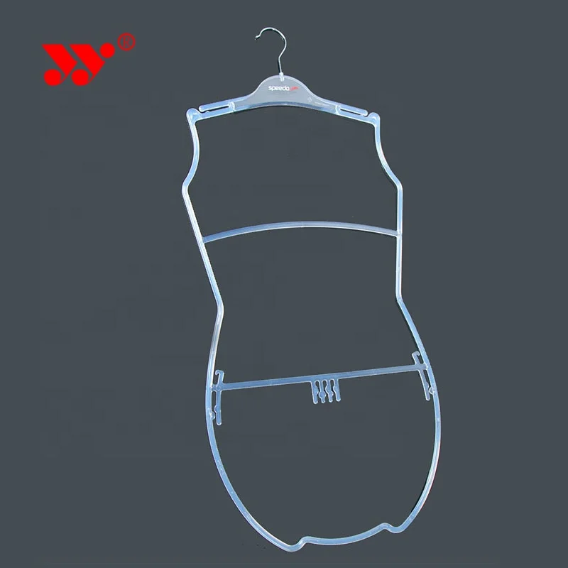 Bikini Swimwear Hanger Transparent Lingerie Plastic Full Body Hanger