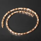 Titanium steel magnetic bracelet and magnetic necklace for improving arthritis jewelry set