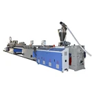 Wood plastic composite production line wpc conical tiwn screw extruder pvc profile extruder machine