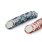 Poker Chips Set Poker Chip Sets Customised Logo Cheap 40mm Casino ABS Blank Poker Chips Set
