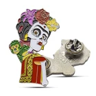 Factory free sample custom Enamel Lapel Pin Kunshan badge hard Enamel pin Badge metal needle