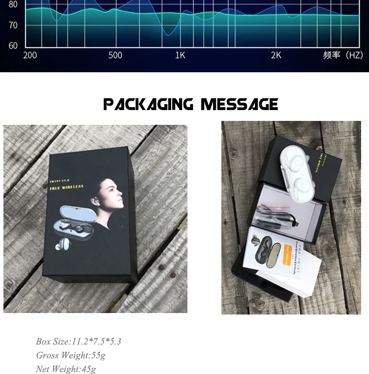 TW191 wireless earbuds logo pairing name change support original factory - ANKUX.COM